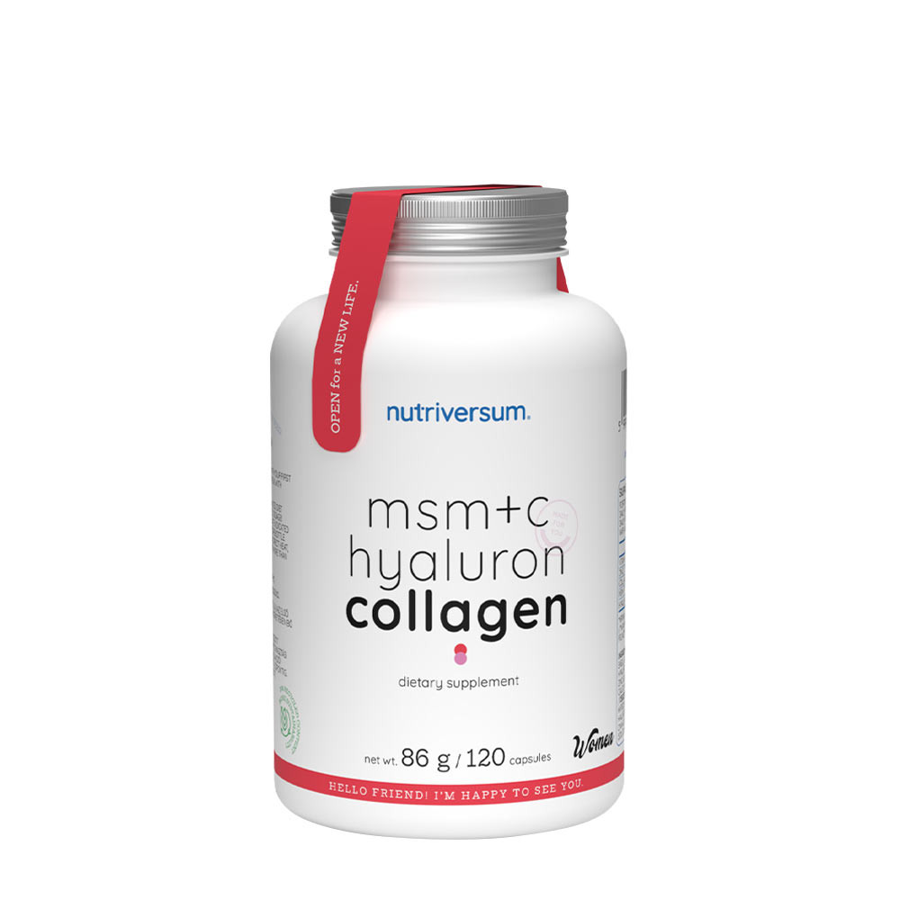 Nutriversum Msm C Hyaluron Collagen Women Capsules