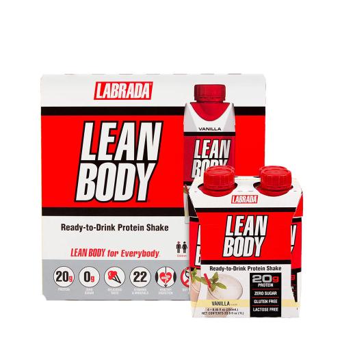 Labrada Lean Body Ready-to-Drink Protein Shake  (16 x 250 ml, Vanilla)