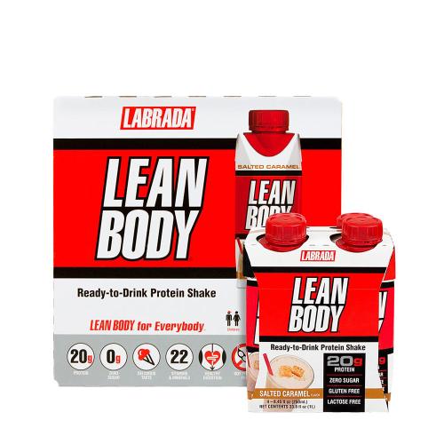 Labrada Lean Body Ready-to-Drink Protein Shake  (16 x 250 ml, Salted Caramel)