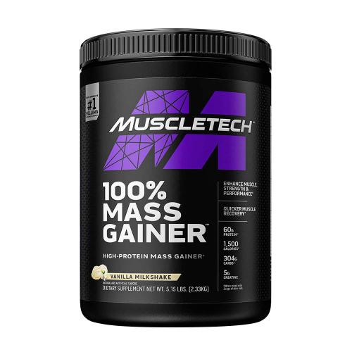 MuscleTech 100% Mass Gainer (2.3 kg, Vanilla Milkshake)