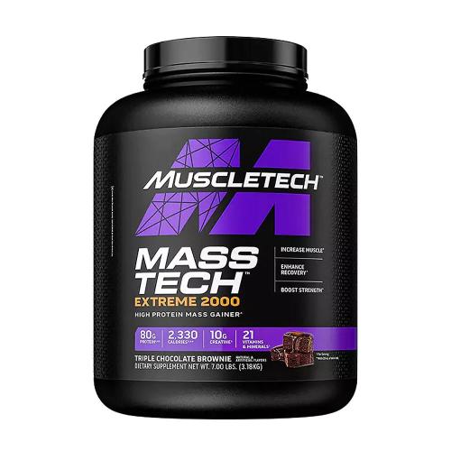 MuscleTech Mass-Tech Extreme 2000 (3.17 kg, Triple Chocolate Brownie)
