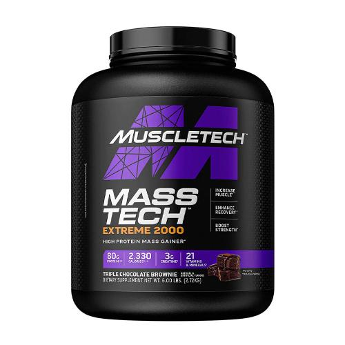 MuscleTech Mass-Tech Extreme 2000 (2.72 kg, Triple Chocolate Brownie)