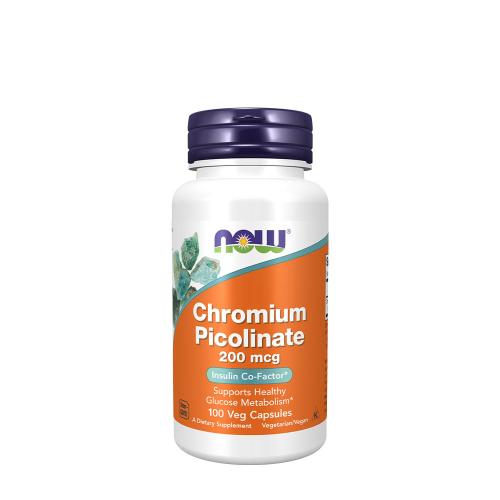 Now Foods Chromium Picolinate 200 mcg (100 Veg Capsules)