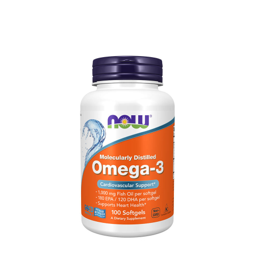 Omega-3, Molecularly Distilled (100 Softgels)