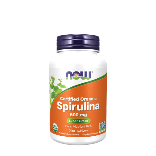 Spirulina 500 mg, Organic (200 Tablets)