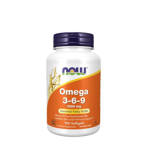 Now Foods Omega 3-6-9 1000 mg (100 Softgels)