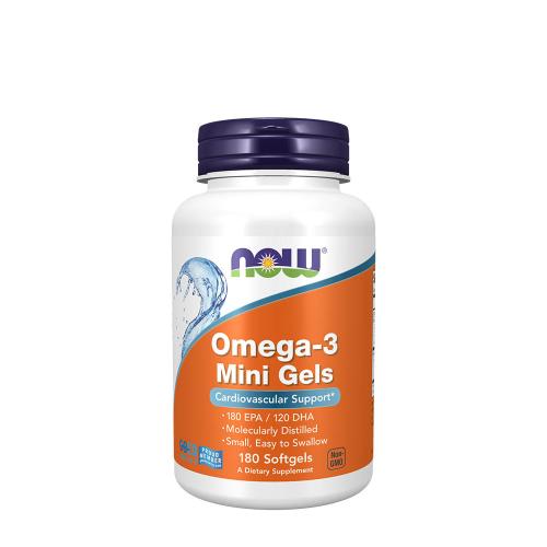 Now Foods Omega-3 Mini Gels (180 Softgels)