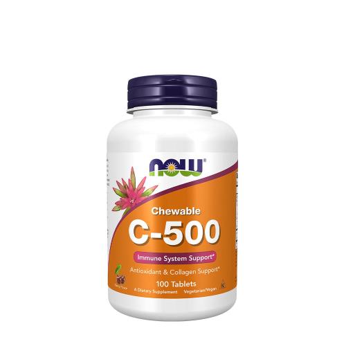 Now Foods Vitamin C-500 Chewable (100 Lozenges, Cherry Berry)