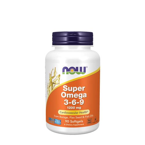 Now Foods Super Omega 3-6-9 1200 mg (90 Softgels)