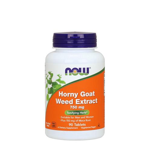 Now Foods Horny Goat Weed Extract 750 mg (90 Tablets)