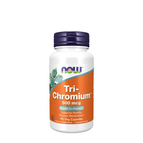 Now Foods Tri-Chromium™ 500 mcg with Cinnamon (90 Veg Capsules)