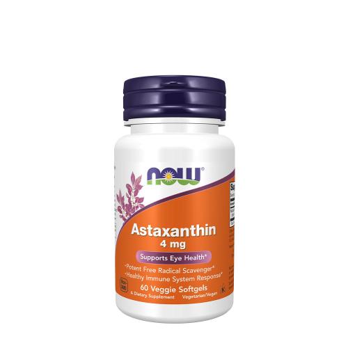 Now Foods Astaxanthin 4 mg (60 Veggie Softgels)