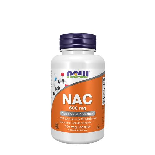 Now Foods NAC 600 mg Veg Capsules (100 Veg Capsules)