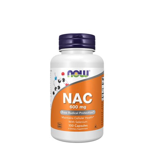 Now Foods NAC 600 mg Veg Capsules (100 Veg Capsules)