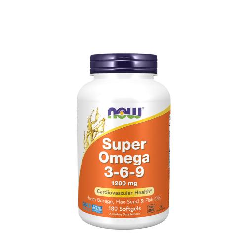 Now Foods Super Omega 3-6-9 1200 mg (180 Softgels)