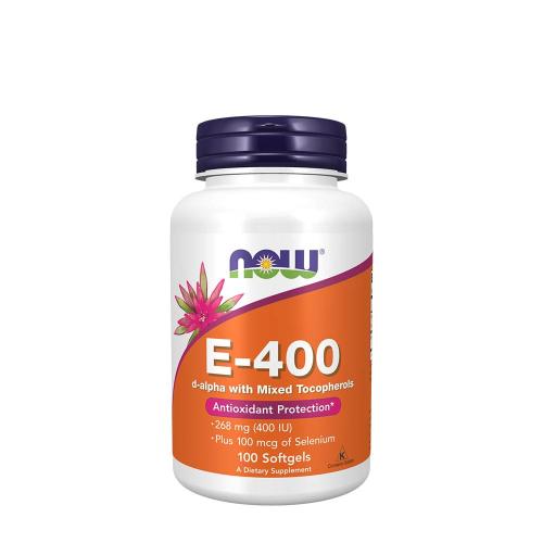 Now Foods Vitamin E-400 IU (100 Softgels)