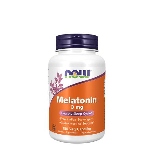 Now Foods Melatonin 3 mg (180 Capsules)
