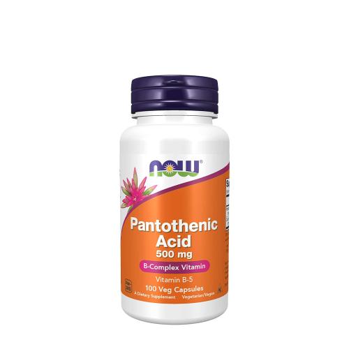 Now Foods Pantothenic Acid 500 mg Veg Capsules (100 Veg Capsules)