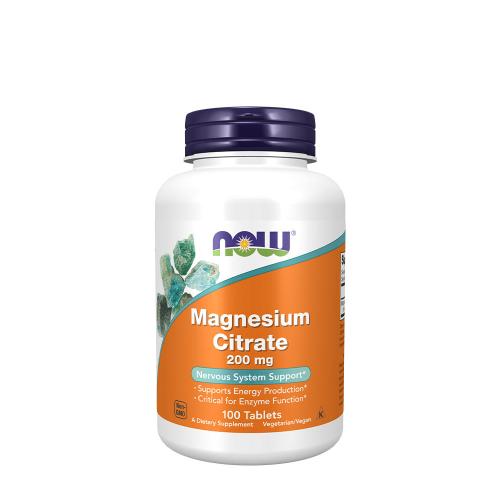 Now Foods Magnesium Citrate 200 mg (100 Tablets)