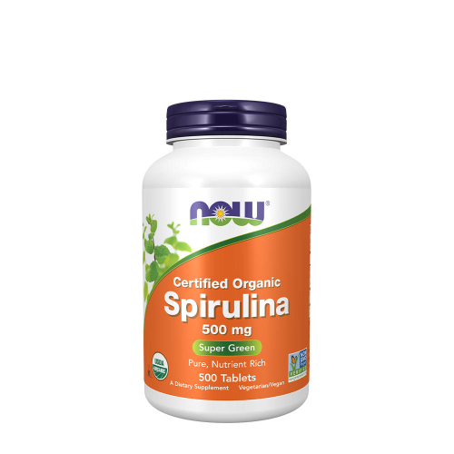 Spirulina 500 mg, Organic (500 Tablets)