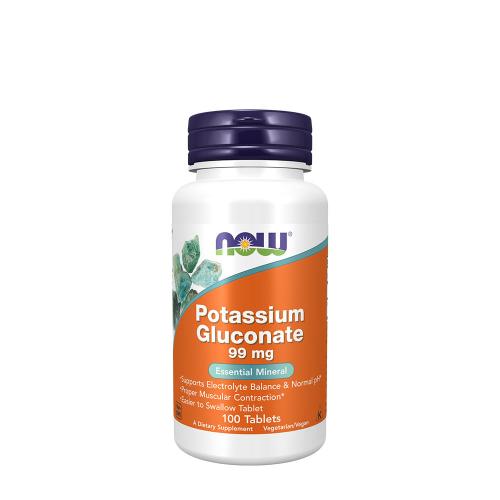 Now Foods Potassium Gluconate 99 mg (100 Tablets)