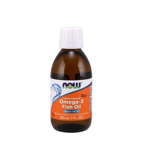 Now Foods Omega-3 Fish Oil Liquid (200 ml, Lemon)