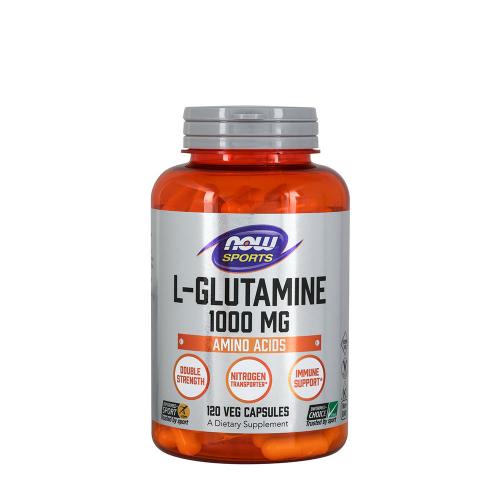 Now Foods L-Glutamine, Double Strength 1000 mg (120 Veg Capsules)