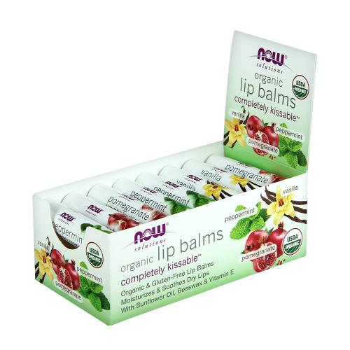 Now Foods Completely Kissable Assorted Lip Balms (24 Per Box)