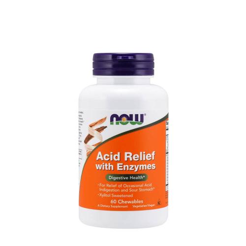 Now Foods Acid Relief with Enzymes Chewables (60 Chewables)