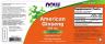 Now Foods American Ginseng 500 mg (100 Veg Capsules)