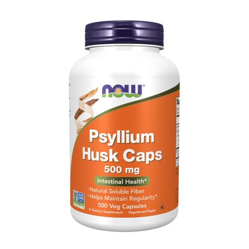 Now Foods Psyllium Husk 500 mg (500 Veg Capsules)