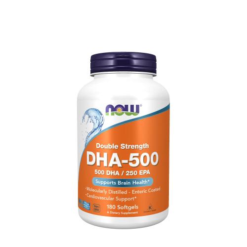 Now Foods DHA-500, Double Strength Softgels (180 Softgels)