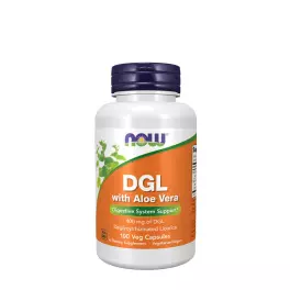 Now Foods DGL with Aloe Vera (100 Veg Capsules)