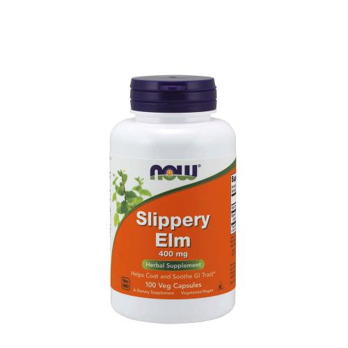 Now Foods Slippery Elm 400 mg (100 Veg Capsules)