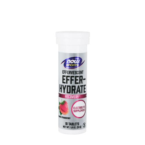 Now Foods Effer-Hydrate Effervescent (10 Effervescent Tablets, Lemon Lime)