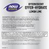 Now Foods Effer-Hydrate Effervescent (10 Effervescent Tablets, Lemon Lime)