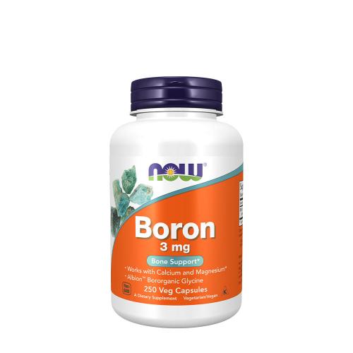 Now Foods Boron 3 mg (250 Veg Capsules)