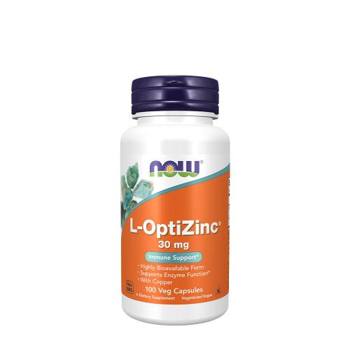 Now Foods L-OptiZinc 30 mg (100 Veg Capsules)