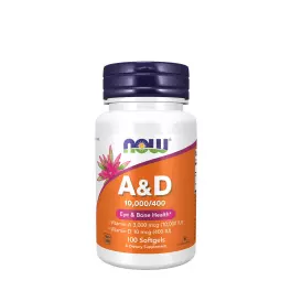 Now Foods Vitamin A & D 10,000/400 IU (100 Softgels)