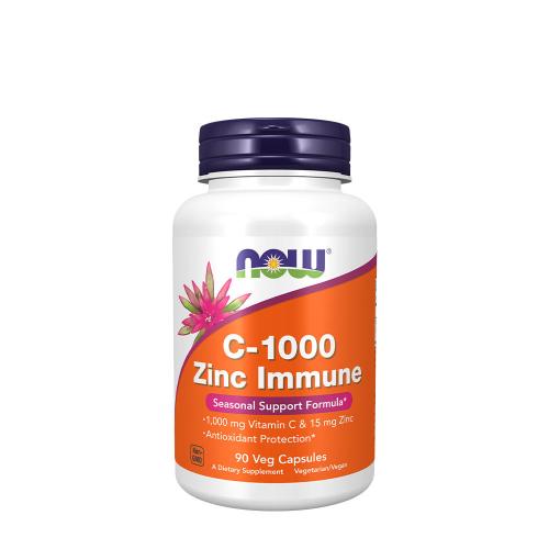 Now Foods C-1000 Zinc Immune (90 Veg Capsules)