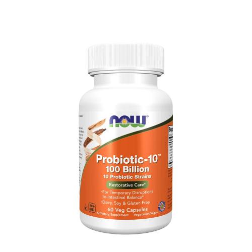 Now Foods Probiotic-10 100 Billion (60 Veg Capsules)