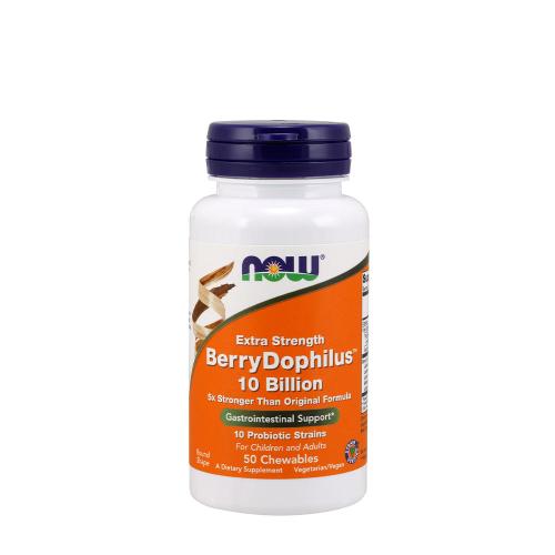 Now Foods BerryDophilus™ Extra Strength 10 Billion (50 Chewables)