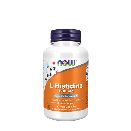 Now Foods L-Histidine 600 mg (60 Veg Capsules)