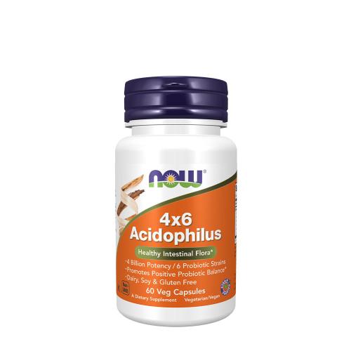 Now Foods 4x6 Acidophilus (60 Veg Capsules)