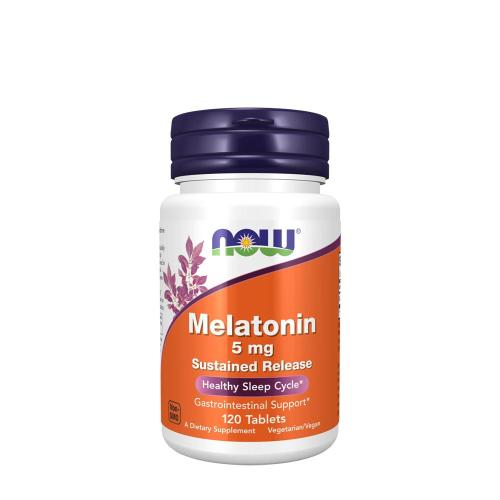 Now Foods Melatonin 5 mg Sustained Release (120 Tablets)