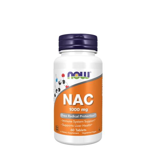 Now Foods NAC - Acetyl-Cysteine 1000 mg (60 Tablets)