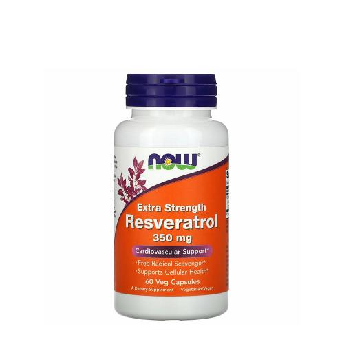 Now Foods Resveratrol Extra Strength 350 mg (60 Capsules)