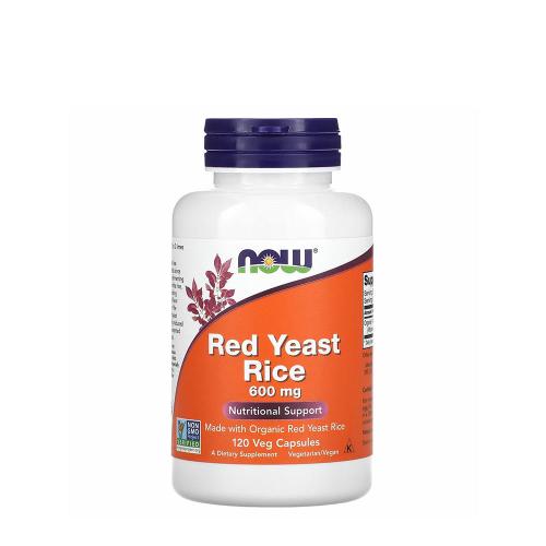 Now Foods Red Yeast Rice 600 mg (120 Veg Capsules)