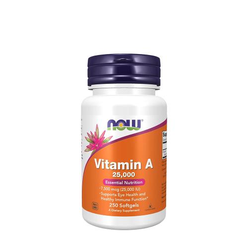 Now Foods Vitamin A 25000 IU (250 Softgels)