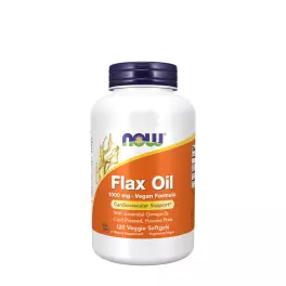   Now Foods Flax Oil 1000 mg Vegan Formula (120 Veggie Softgels)